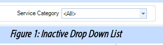 Inactive Drop Down List